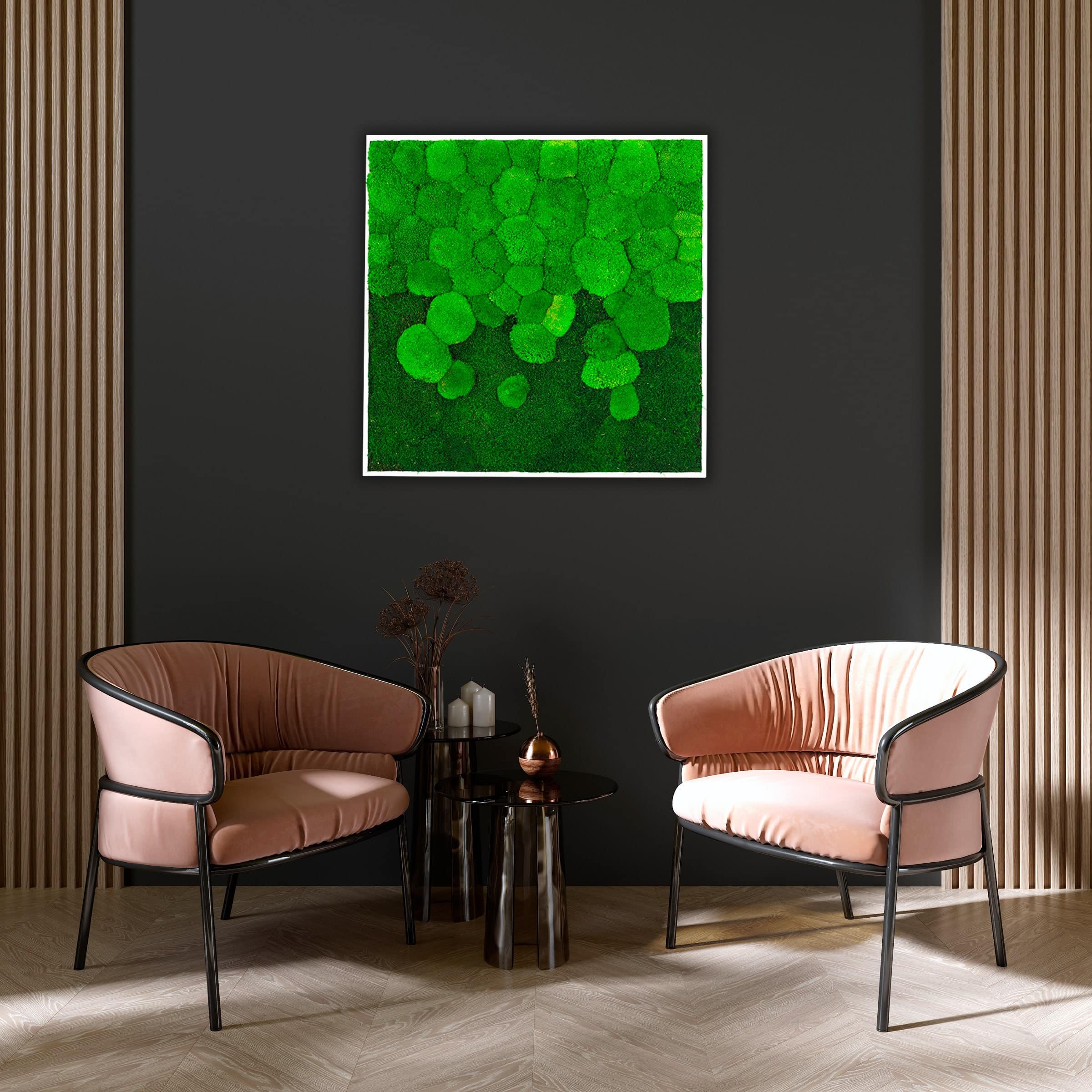 Moosbild GREENIN Verlauf im Hotel Lobby